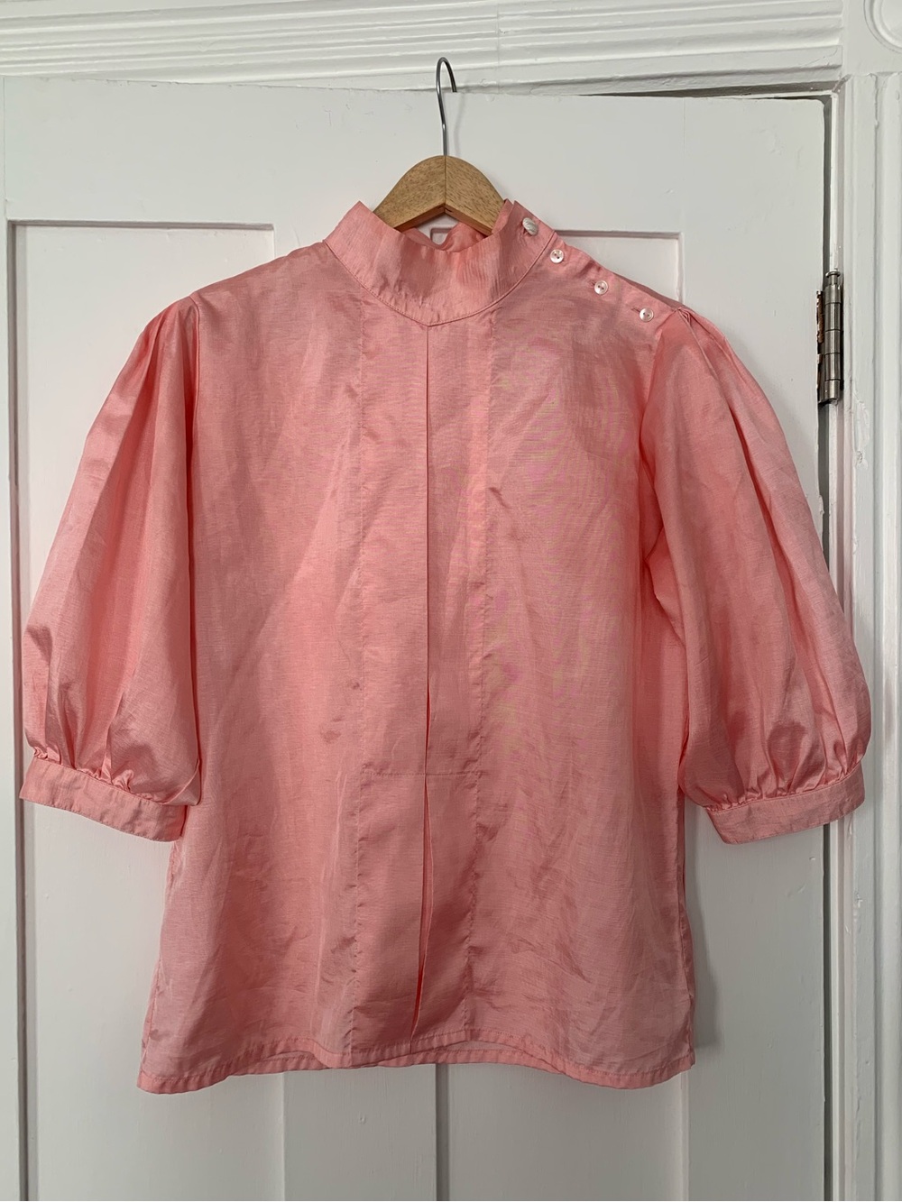 Mock-Neck Blouse